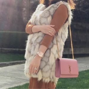 Forever 21 fancy Faux Fur Coat